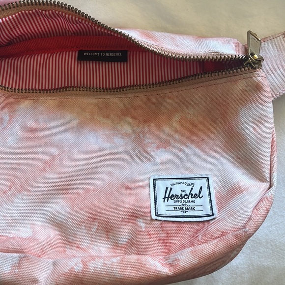 Herschel Pink Tie Dye Waist Pack - Picture 2 of 4